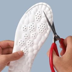 SOLFIT® Pohodlné ergonomické vložky do topánok s technológiou 4D cloud (2 ks, sivá farba) – veľkosť 35-39 | CLOUDSTEP