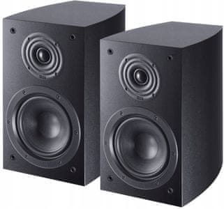 regálové reproduktory heco victa elite 202 stereo reproduktory špičkový zvuk výkon bassreflex ozvučnice 