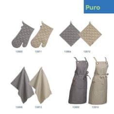 Kela Chňapka rukavice do rúry Puro 55% bavlna / 45% ľan šedá 31,0 x18, 0cm