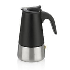 Kela Kanvica na espresso Ferrara nerez čierna 17,0 cm 9,0 cm 200,0 ml
