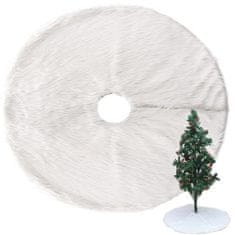 Sobex Podložka pod vianočný stromček biela kožušina okrúhla 90cm okrúhla