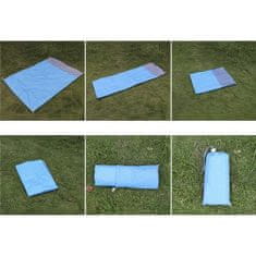 Trizand Nepremokavá pikniková deka s kolíkmi 208 x 208 cm modrošedá
