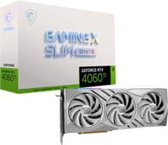 MSI GeForce RTX 4060 Ti GAMING X SLIM WHITE 16G, 16GB GDDR6