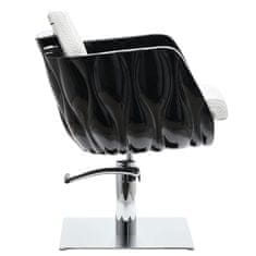 Enzo Kadeřnické křeslo Amir hydraulické otočné křeslo pro kadeřnický salon chromovaný podnožka kadeřnické křeslo