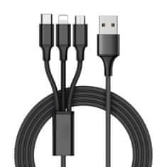 Verk Nabíjací kábel USB 3 v 1 color