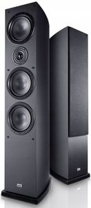 stĺpové stojacie reproduktory heco victa elite 702 stereo reproduktory špičkový zvuk výkon bassreflex ozvučnice 
