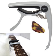 Sobex Klasická kovová gitara capodaster + trsátko