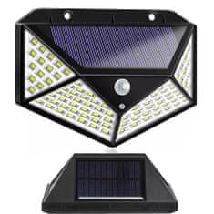 Verk Solárne vonkajšie 100 LED SMD osvetlenie s pohybovým senzorom
