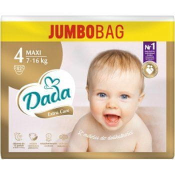 Dada JUMBO BAG Extra Care 4 Maxi 7-16kg 82 ks