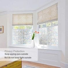 Netscroll Nádherná samolepicí dekorativní fólie s duhovým efektem, duhová dekorativní fólie na okna (200x60 cm), ochrana před UVA a UVB zářením, RainbowFoil