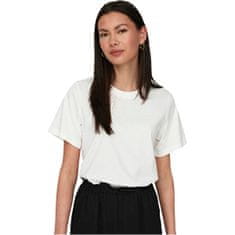 Jacqueline de Yong Dámske tričko JDYPISA Regular Fit 15292431 Cloud Dancer (Veľkosť XL)