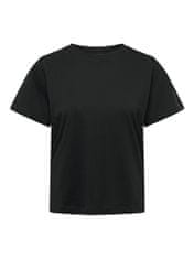 Jacqueline de Yong Dámske tričko JDYPISA Regular Fit 15292431 Black (Veľkosť L)