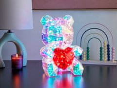 Beliani Inteligentná LED dekorácia v tvare medvedíka s aplikáciou viacfarebná RIGEL