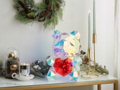 Beliani Inteligentná LED dekorácia v tvare medvedíka s aplikáciou viacfarebná RIGEL