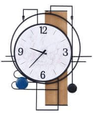 Beliani Nástenné hodiny 60 x 70 cm viacfarebné TAVEL