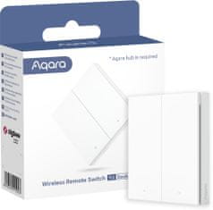 AQARA Smart Home Wireless Remote Switch H1 Double rocker (WRS-R02)