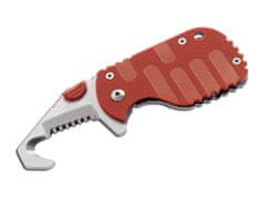 Böker Plus 01BO584 RESCOM RED taktický vreckový nôž 4,6 cm, červená, FRN