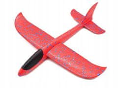 Vergionic  0795 Penové hádzacie lietadlo 47 x 50 cm, červená