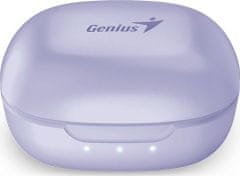 Genius bezdrátový headset TWS HS-M905BT Light Purple/ Bluetooth 5.3/ USB-C nabíjení/ fialová