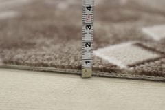 Sintelon AKCIA: 59x530 cm Metrážny koberec Roines beige (Rozmer metrového tovaru Bez obšitia)