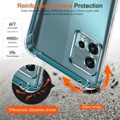 Techsuit Anti Shock silikonové púzdro pre Motorola Moto G72 - Transparentná KP29947