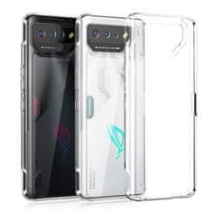 Techsuit Anti Shock silikonové púzdro pre Asus ROG Phone 7/ROG Phone 7 Ultimate - Transparentná KP29945