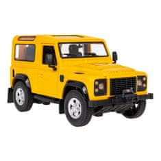 Rastar Auto na diaľkové R/C ovládanie Land Rover Defender Rastar 1:14 žlté