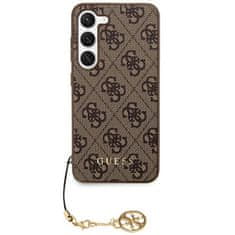 Guess Zadný kryt - hardcase 4G Charms Collection GUHCS24MGF4GBR pre Samsung Galaxy S24 Plus Brown
