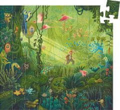 Djeco Štvorcové puzzle Pestrofarebná džungľa 54 dielikov