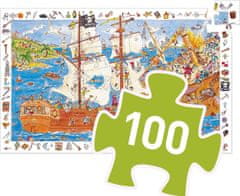 Djeco Puzzle Observation: Piráti 100 dielikov