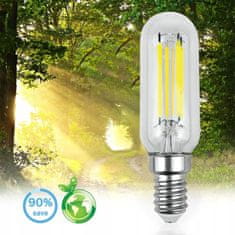 LUMILED 6x LED žiarovka E14 T25 4W = 40W 440lm 4000K Neutrálna biela 360° Filament