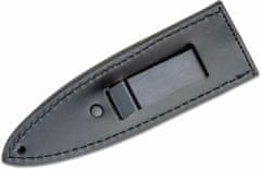 CRKT CR-2075 SHRILL BLACK GREY taktický nôž - dýka 12 cm, šedočierna, Micarta, kožené puzdro