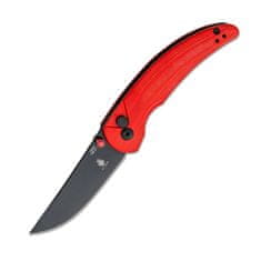 Kizer V3601C1 Chili Pepper Red vreckový nôž 7,7 cm, čierna, červená, G10