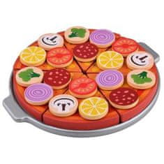 JOKOMISIADA Drevená pizza na krájanie, 27 prvkov