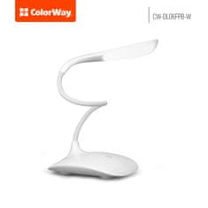 ColorWay LED stolná lampa CW Flexi CW-DL06FPB-W - biela