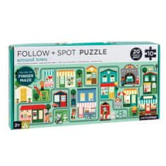 Petitcollage Petit Collage Město bludiště a puzzle 10 dílků
