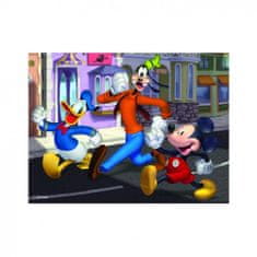 DINO Kostky kubus Mickey a Minnie Disney dřevo 12ks v krabičce 21x18x4cm