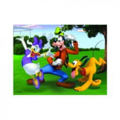 DINO Kostky kubus Mickey a Minnie Disney dřevo 12ks v krabičce 21x18x4cm