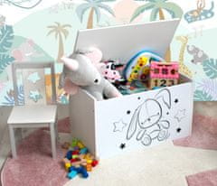 Nellys Box na hračky, truhla - Cute Bunny