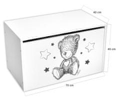 Nellys Box na hračky, truhla - Cute Bunny