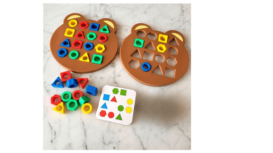 JOJOY® Detská stolová hra na porovnávanie tvarov | TEDDY