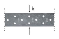STREFA Montáž pásky. TM 2/25, 40x2,0x25bm - pozinkovaný plech - balenie po 25 m