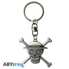 AbyStyle One Piece Kľúčenka kovová - Skull Luffy