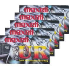 Maxell UR 90 audiokazeta 5PK 124036