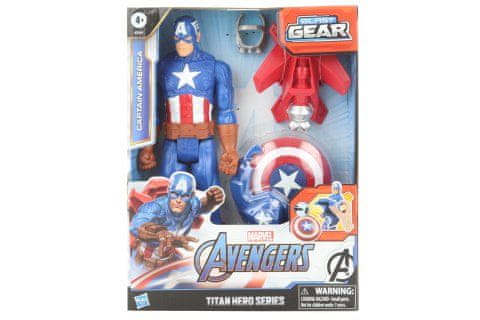 Avengers Figúrka Captain America s power fx príslušenstvom