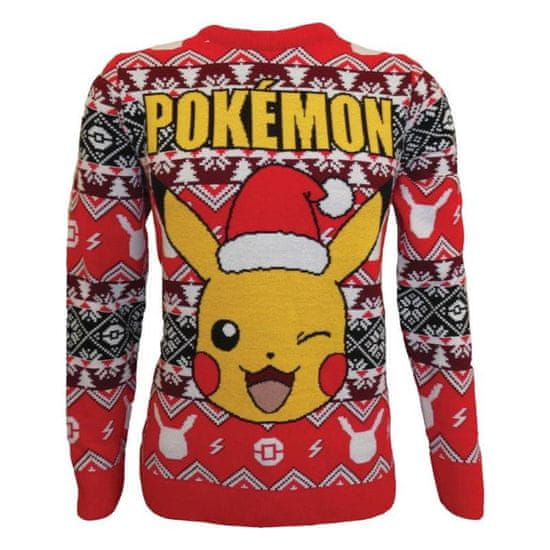 Pokémon vianočný sveter - Pikachu (veľkosť M)