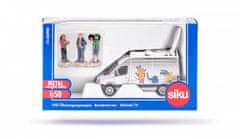 SIKU Super - veľký prenosový voz s televíznym štábom 1:50