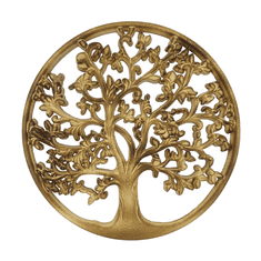 PRODEX Strom v kruhu drevený hnedý 30 cm