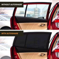 Netscroll Slnčná clona do auta (2 ks) ochrana pred slnkom a teplom, jednoduchá a rýchla inštalácia, AutoShade