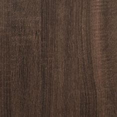 Petromila vidaXL Kúpeľňová skrinka hnedý dub 33x33x185,5 cm kompozitné drevo